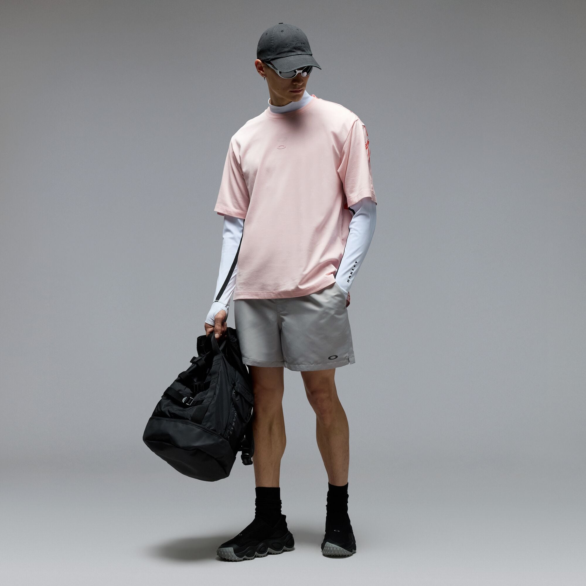 Hibiscus Breeze Tee - Faded Pink