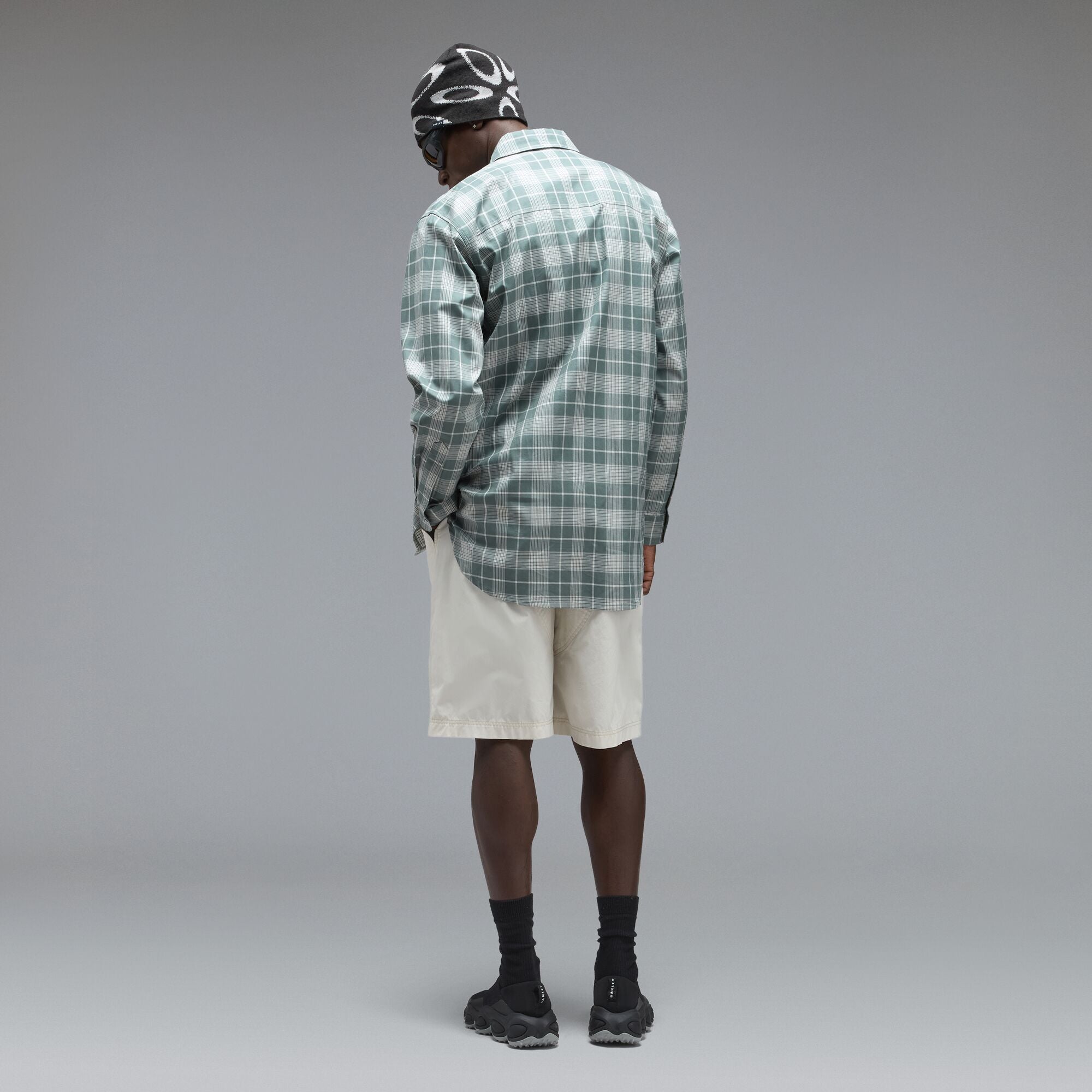 Oak Light Plaid Shirt - Aviator Green Check