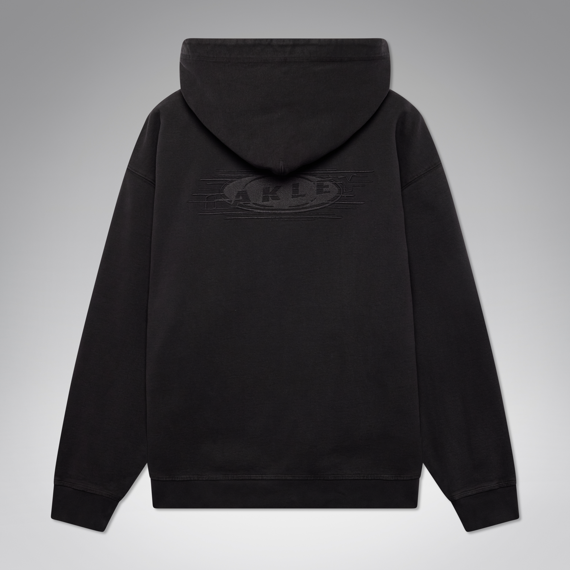Oakley Echo Mod Embroidered Hoodie - Pitch Black