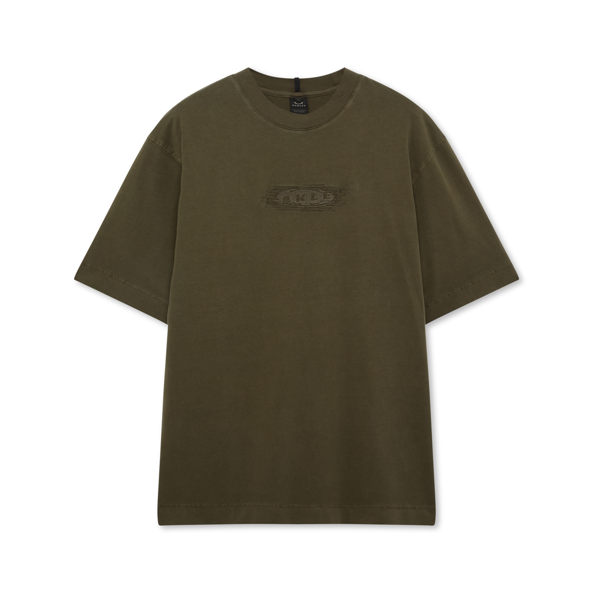 Oakley Echo Mod Embroidered Tee - Deep Olive