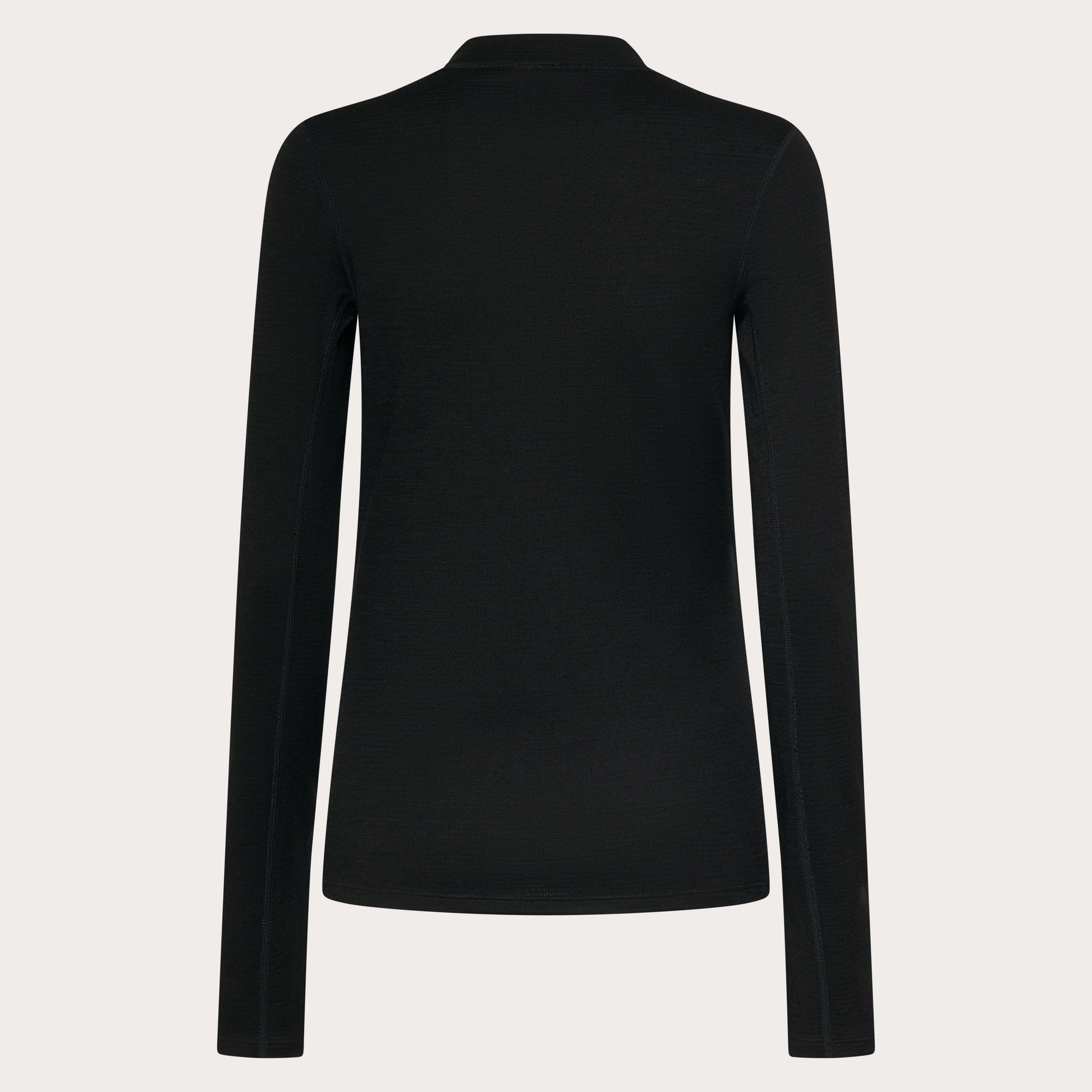Oakley Womens Spruce Wool Ls Base Layer-Blackout