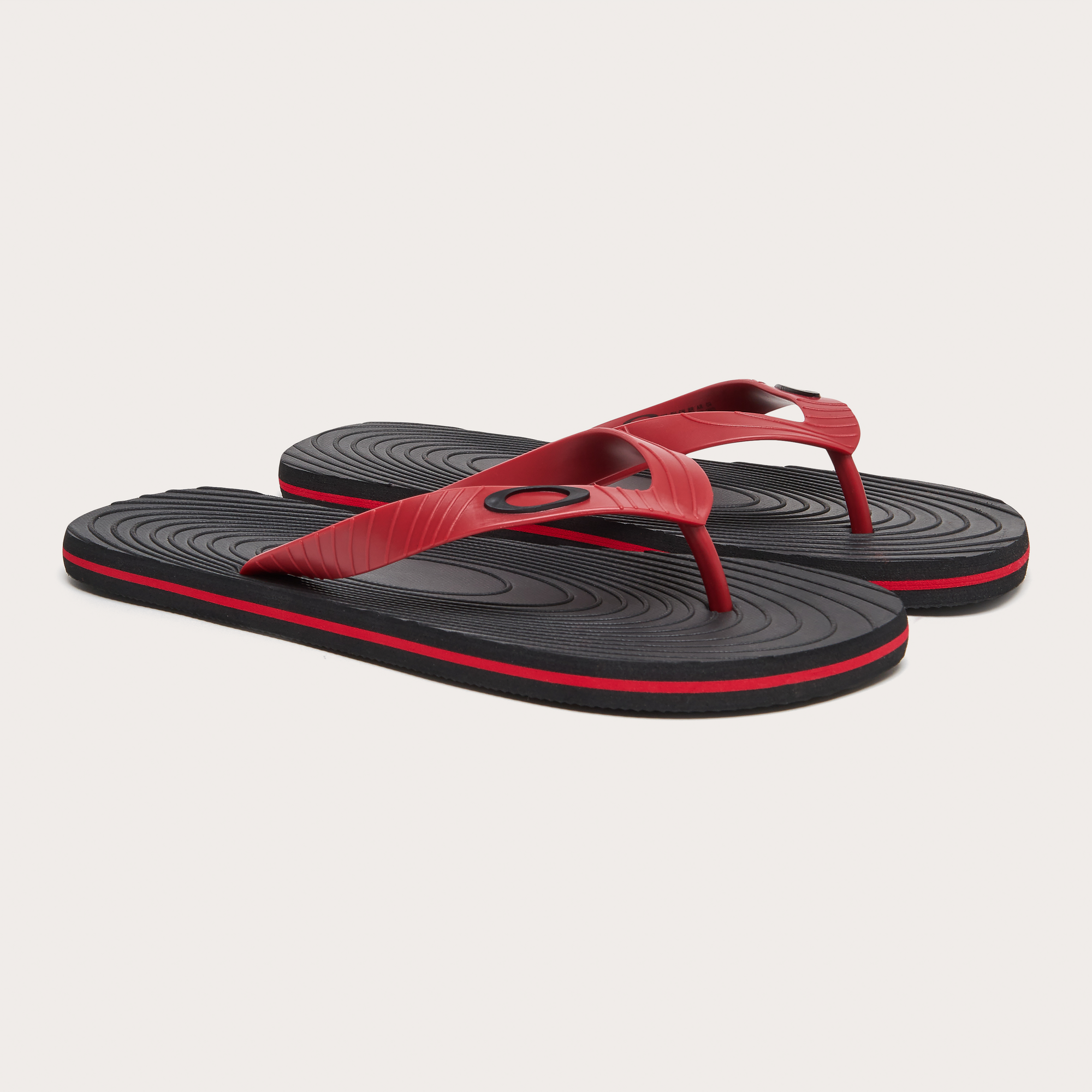 Oakley Catalina Flip Flop-Black/Red