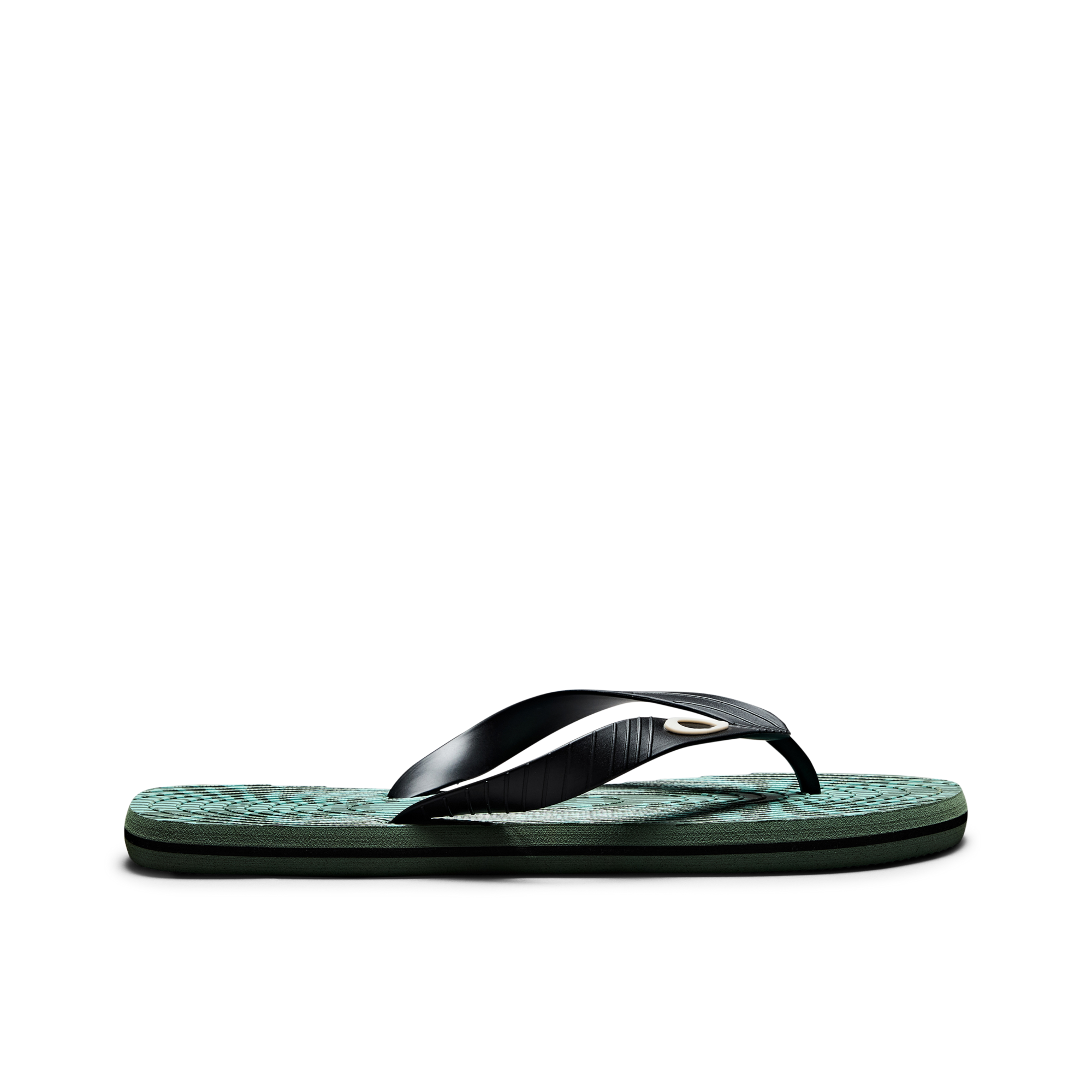Oakley Catalina Flip Flop - Faded Green Hibiscus Str