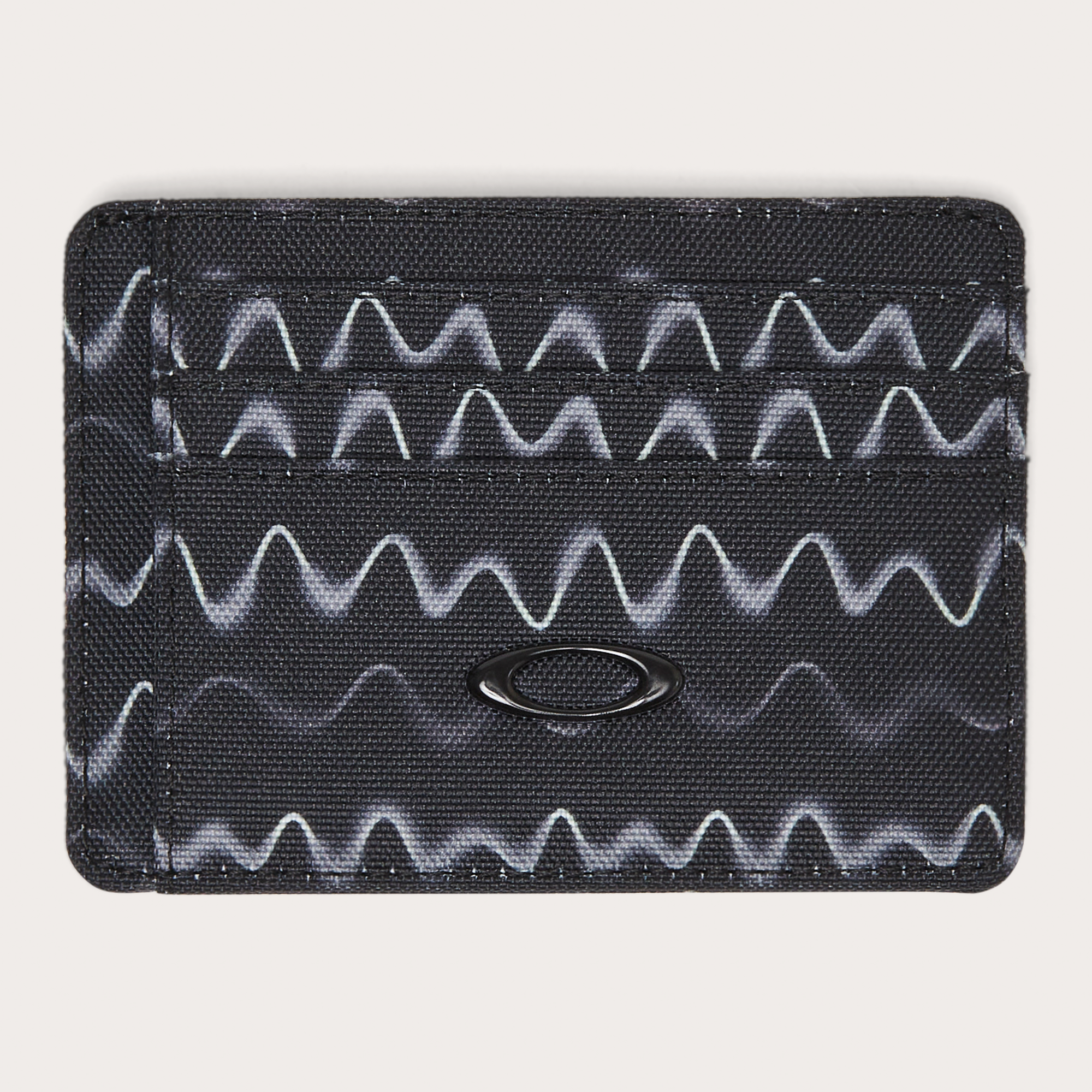 Oakley Ellipse Card Wallet-Vanish Lines Black
