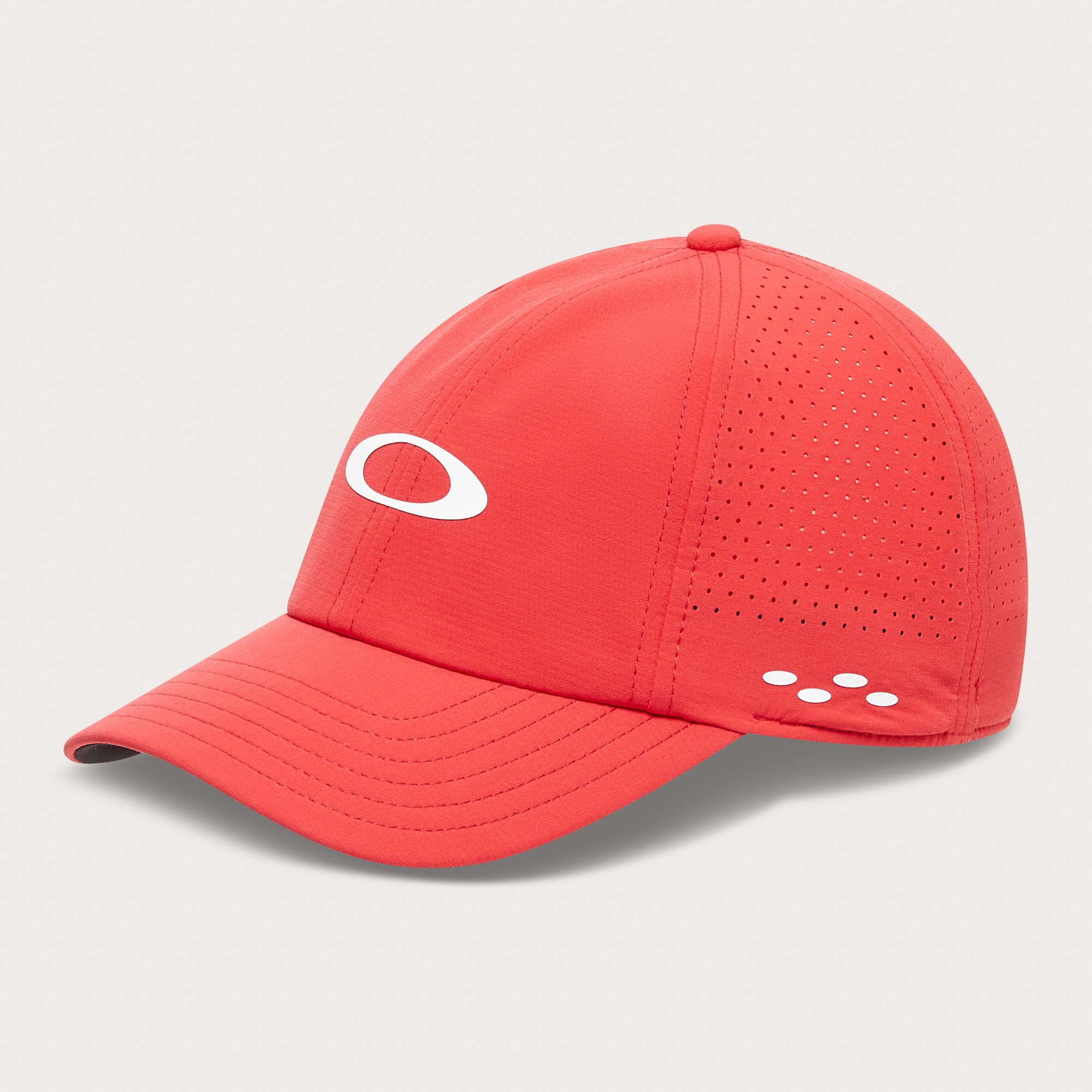 Oakley Performance 6-Panel Cap-Hibiscus Red